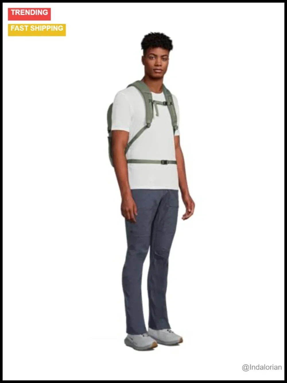 Hardwearing Recycled Polyester Backpack with Padded Back Panel - 28L